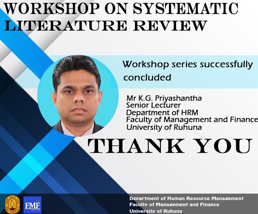 Workshop on Systematic Literature Review